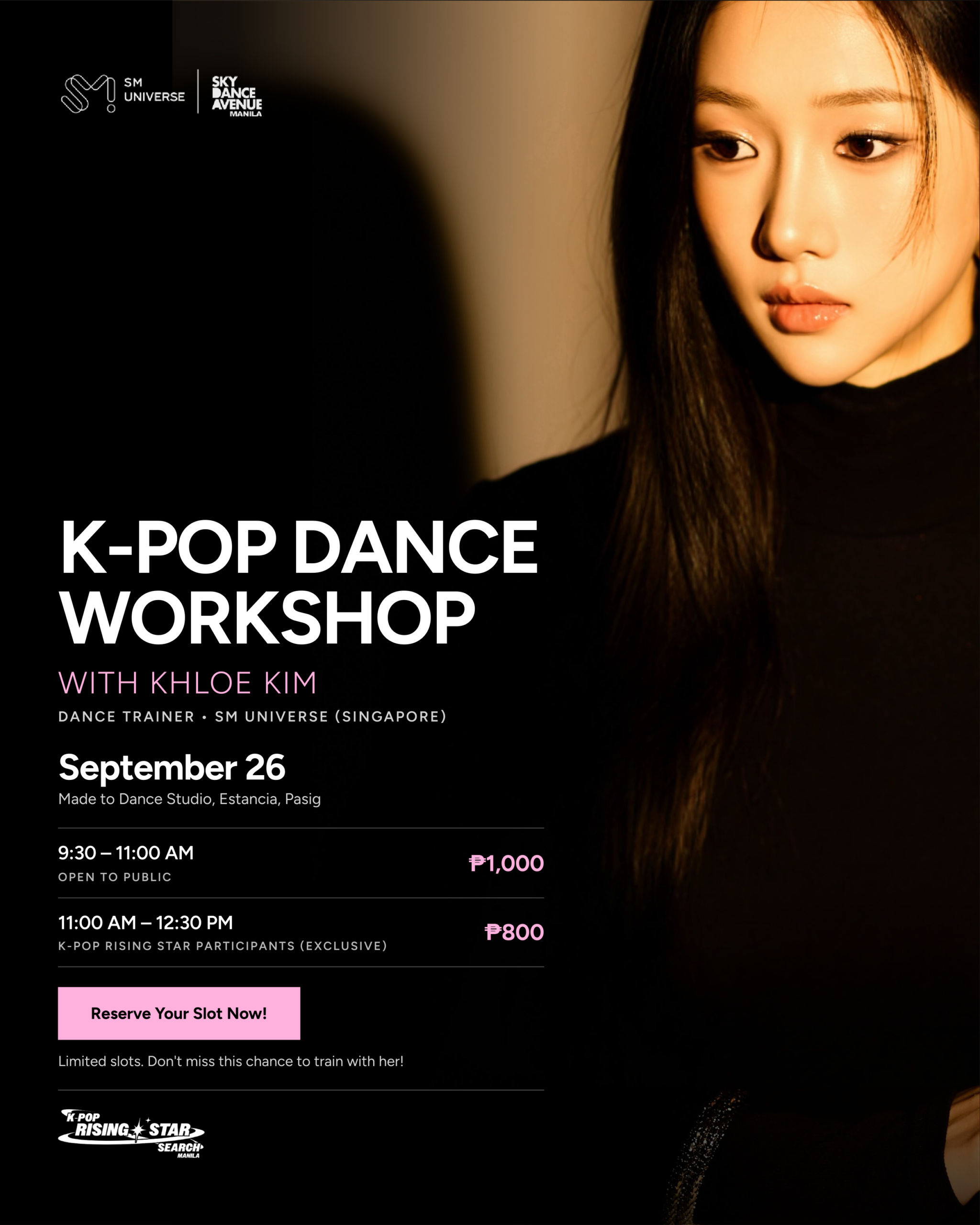Kpop Rising Star Exclusive Workshop